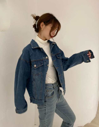 Chaqueta de Mezclilla para Mujer con Borlas de Diamantes - Image 9
