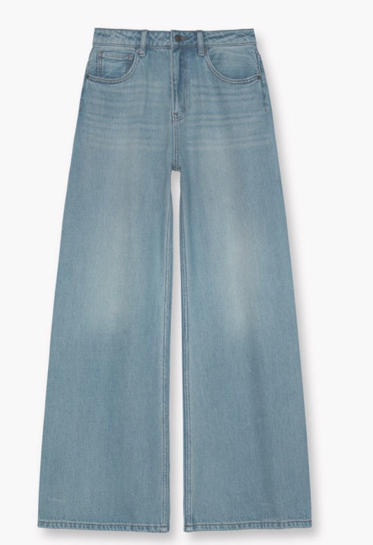 Jeans Rectos Holgados Efecto Vintage para Mujer - Image 4