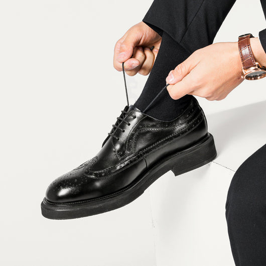 Zapatos de Cuero Resistentes para Hombre - Estilo Ejecutivo Versátil - Image 8