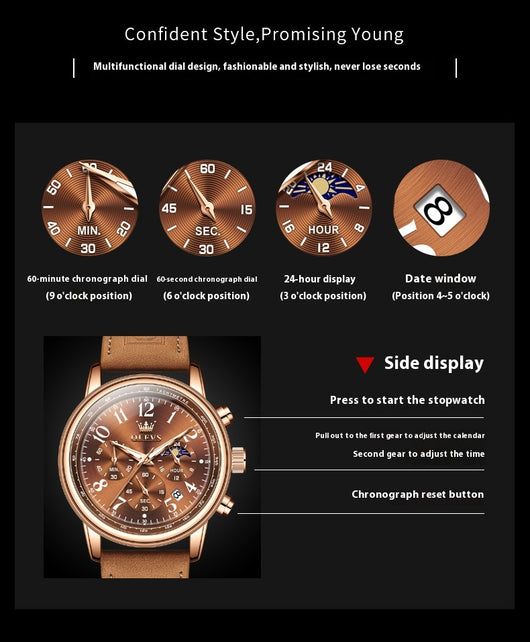Reloj de Cuarzo Casual Versátil para Hombre - Image 10