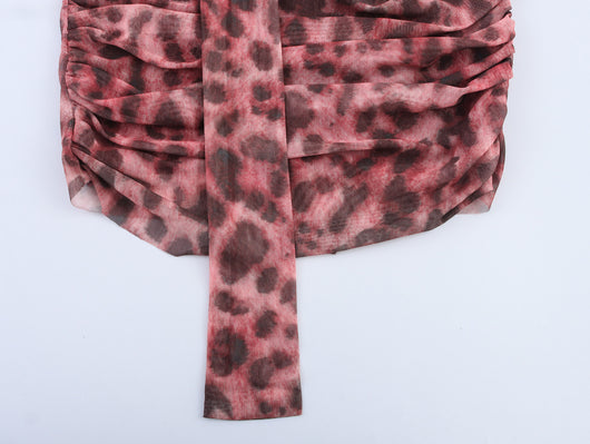 Blusa Escotada con Estampado Animal Print - Image 17