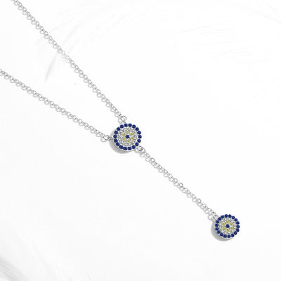 Collar de Plata Esterlina para Mujer con Dije Redondo de la Suerte - Image 11
