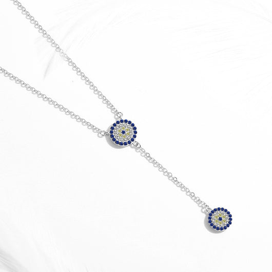 Collar de Plata Esterlina para Mujer con Dije Redondo de la Suerte - Image 11