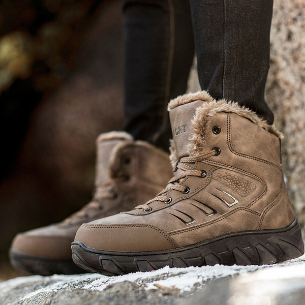 Botas Altas de Algodón para Hombre - Calidez y Comodidad Extrema