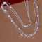 Bead Necklace Jewelry Jewelry Electroplating Plateado Jewelry 3 Estilo