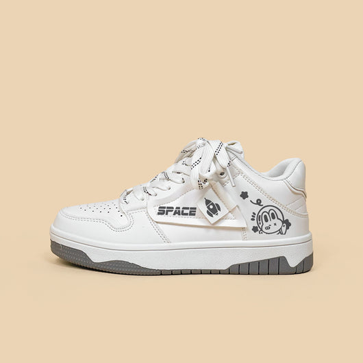 Zapatillas Deportivas Casuales Mujer - Suela Plana Skate