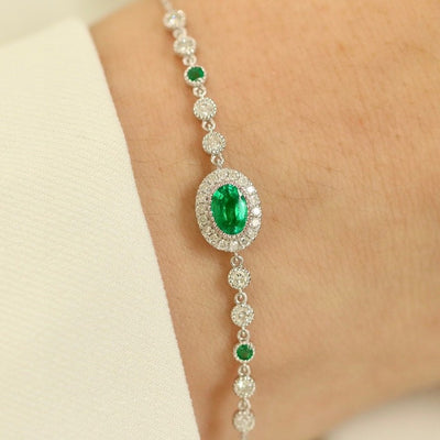 Pulsera de Esmeralda con Madera Natural - Image 7