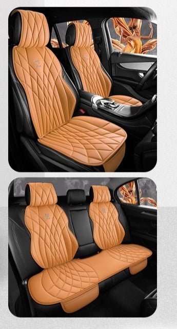 Funda de Asientos de Cuero Premium para Auto - Juego Completo 5 Plazas - Image 49