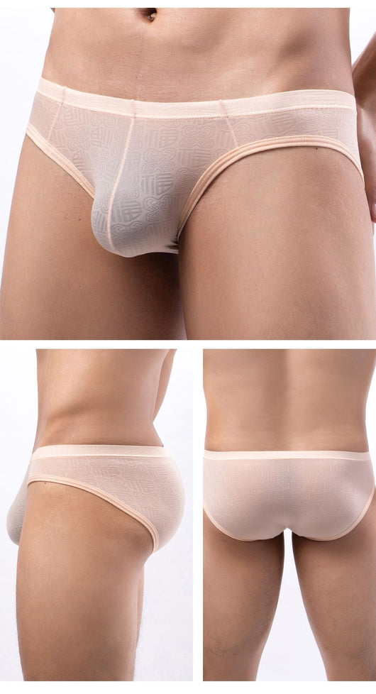 Calzoncillos Boxer Hombre Seda Hielo Diseño Jacquard Sexy - Image 22