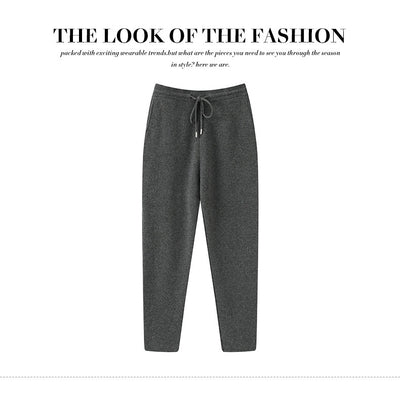 Pantalones Deportivos Casuales de Lana Gruesa Color Sólido para Hombre - Image 21