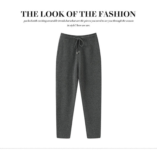 Pantalones Deportivos Casuales de Lana Gruesa Color Sólido para Hombre - Image 21