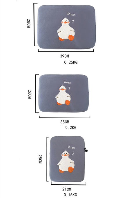 Funda para Tablet con Bordado de Pato Kawaii - Diseño Exclusivo - Image 8