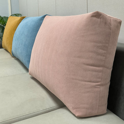 Almohada Bolster de Chenilla Extragrande para Sofá y Cama - Máximo Confort