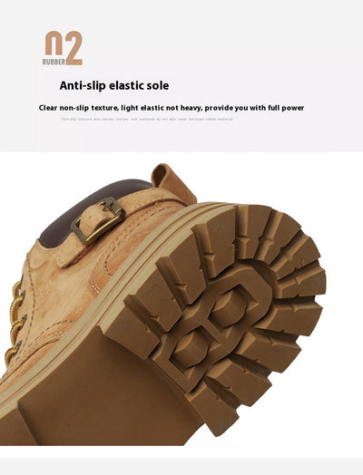 Botas Martin Hombre Estilo Británico Retro Otoño Invierno - Image 14