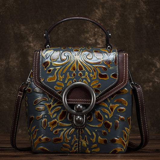 Mochila de Cuero Genuino Multifunción para Mujer - Image 7