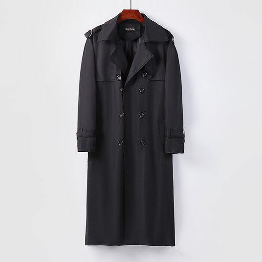 Abrigo Gabardina Larga Oversized Tallas Grandes Hombre - Image 7
