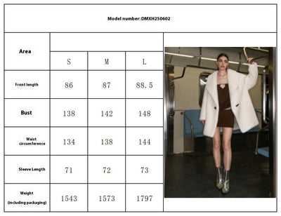 Chaqueta Casual de Cuello Abrigada con Pelaje para Mujer - Image 7