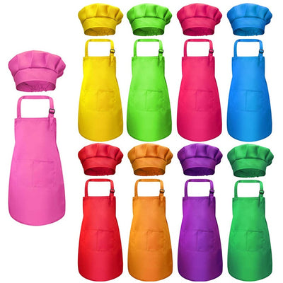 Uniforme de Chef y Delantal para Niños - Traje de Cocinero Infantil Personalizable