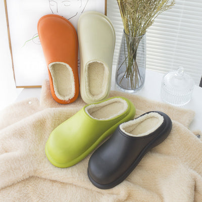 Pantuflas de Algodón para Pareja - Zapatillas Cálidas para el Hogar