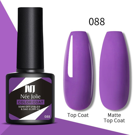 Esmalte de Uñas Gel Rojo Navideño con Brillo Reflectante UV - Image 107