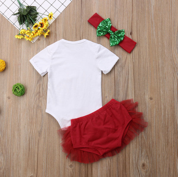 Conjunto Navideño Infantil de Tres Piezas