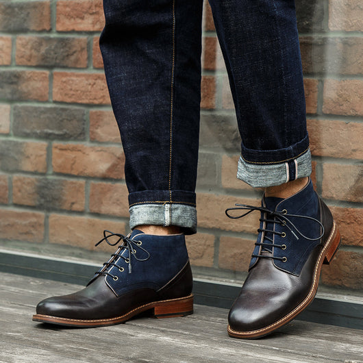 Botas Martin Altas de Cuero Británico para Hombre - Estilo Casual Clásico - Image 8