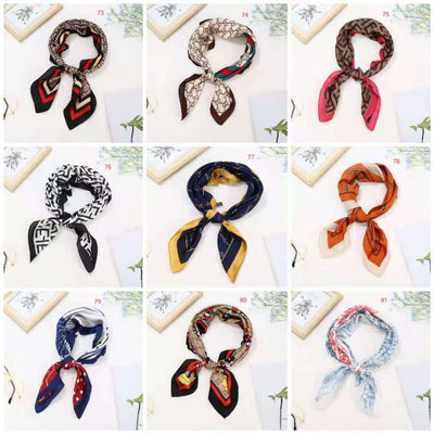 Pañuelo de Seda 70x70 Estilo Coreano - Versátil y Elegante - Image 32