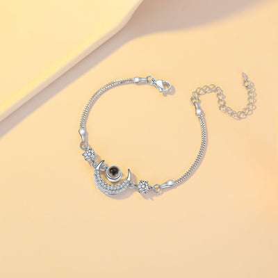 Pulsera de Proyección Estrella y Luna - Temperamento Amigas - Image 12