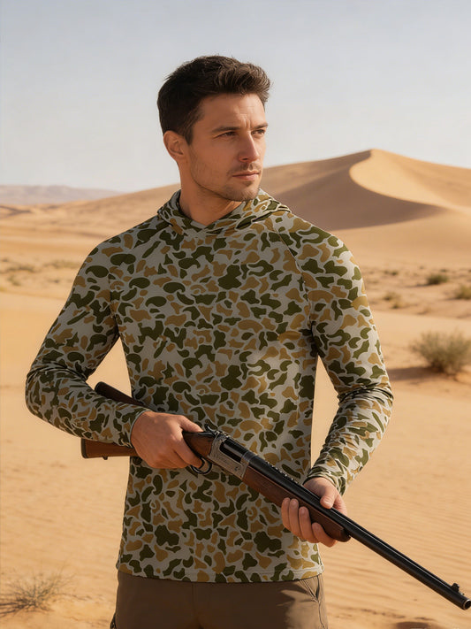 Camisa de Pesca Deportiva Manga Larga con Protección Solar