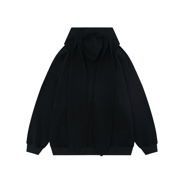 Cardigan de Algodón con Capucha y Orejas de Conejo para Mujer