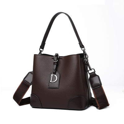 Bolso Bucket Bandolera Bicolor para Mujer - Image 5