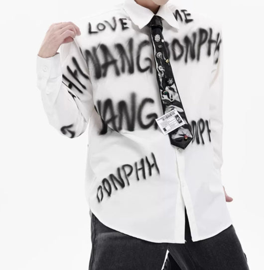Camisa Blanca con Hombreras Acolchadas - Image 2