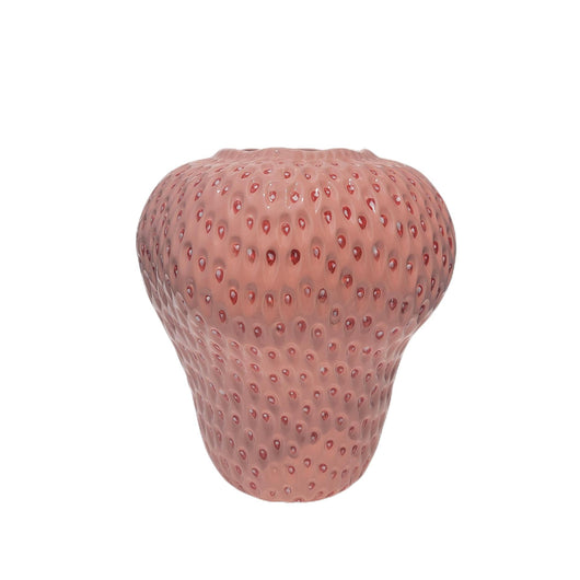 Florero de Cerámica Artesanal con Diseño de Fresa - Image 4