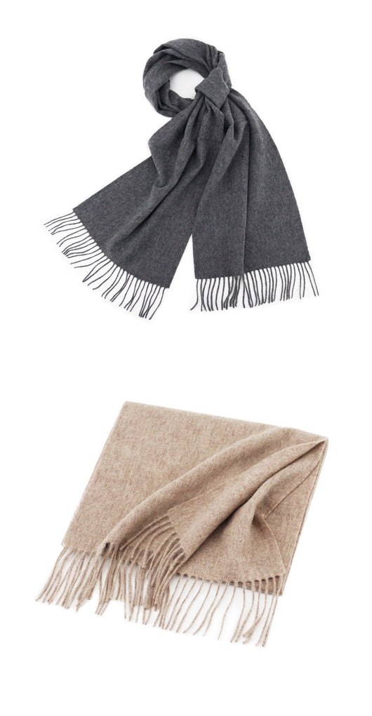 Bufanda de Lana Premium Gruesa para Invierno - Colores Sólidos Versátiles - Image 23