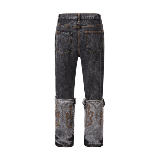 Pantalones Rectos de Diseño Exclusivo Chao Pai Jie Tou - Image 14