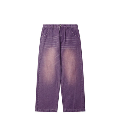 Jeans Macaron Street Wash de Pierna Ancha - Image 16