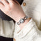 Reloj de Cuarzo Retro Cuadrado para Mujer