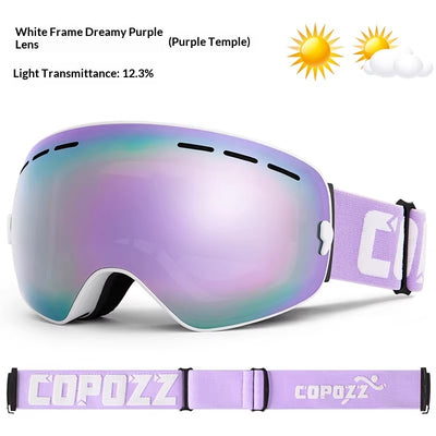 Gafas de Esquí Antivaho con Lentes Bifocales para Miopía - Image 4