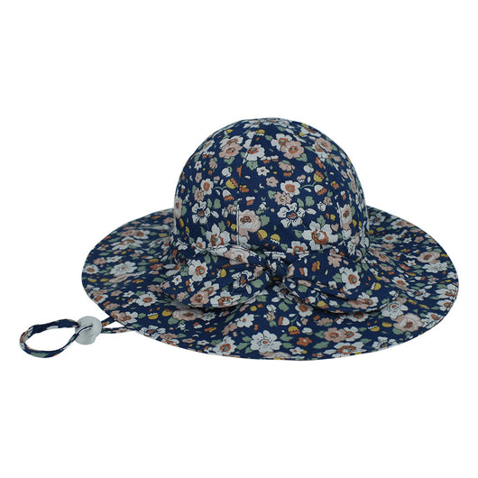Gorro de Bebé Verano Algodón Floral Estilo Europeo - Image 9