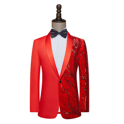 Traje Blazer Lentejuelas Hombre - Chaqueta Versátil Performance - Image 6