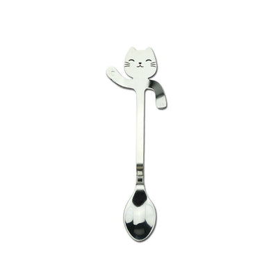 Cucharilla de Café con Mango de Gato Divertido en Acero Inoxidable 304 - Image 18