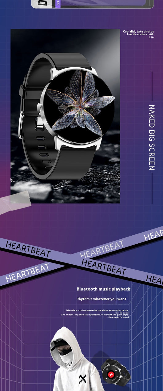 Pulsera Inteligente con Monitor de Glucosa y Temperatura Corporal - Image 16