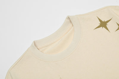 Camiseta Estampada Suelta Unisex de Cuello Redondo - Image 6