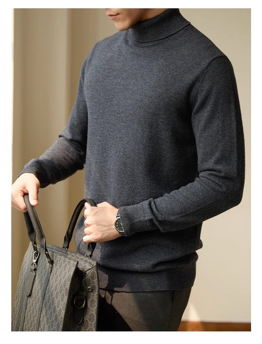 Suéter Cuello Alto Térmico para Hombre - Abrigo Casual Perfecto - Image 7