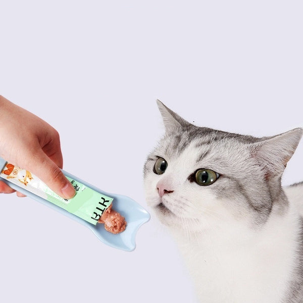 Cuchara Comedero para Gatos - Diseño Fashion para el Hogar