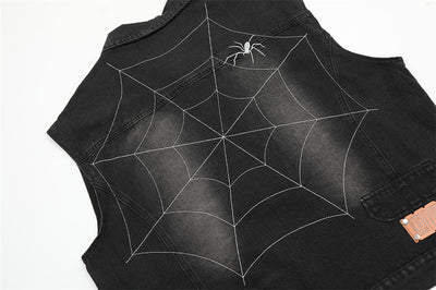 Chaleco Suelto con Solapas y Costuras de Telaraña - Image 17