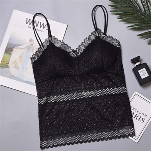 Blusa Larga con Encaje Doble Tono - Protección Total sin Exposición - Image 2
