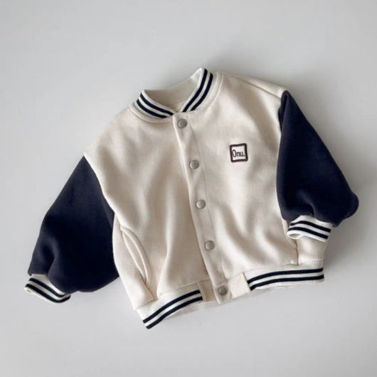 Chaqueta de Béisbol Infantil con Costuras Decorativas - Image 7