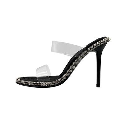 Tacones Altos Negros de Personalidad para Mujer - Image 11