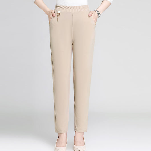 Pantalones Largos Estilo Occidental para Hombre Maduro - Primavera y Otoño - Image 8